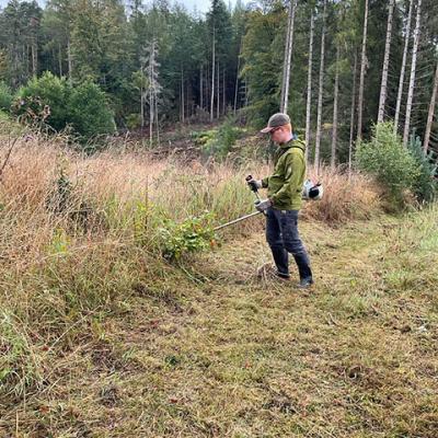 Aufräumarbeiten bei der Elbequelle
