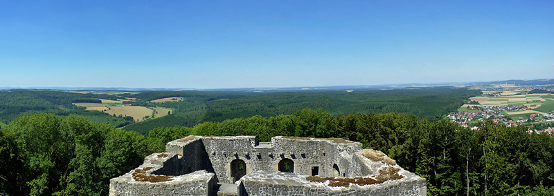 Blick auf die Weidelsburg Blick auf die Weidelsburg